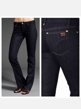 Joe's Honey Dark Wash Women's 30 Bootcut Jeans Logo Denim Pants